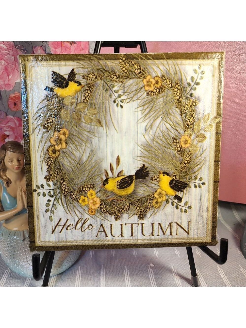 DECOUPAGE CANVAS PRINTS HELLO AUTUMN